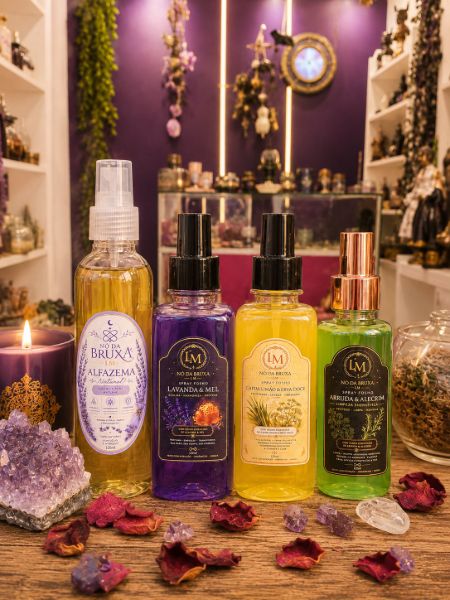 Perfumes e sprays espirituais